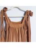 Sancia Solid Brown Casual Dress Size XS - photo 5