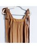 Sancia Solid Brown Casual Dress Size XS - photo 4