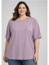 Como Vintage Purple Short Sleeve Blouse Size 2X - photo 5