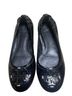 Tory Burch 100% Patent Leather Black Flats Size 8 1/2 - photo 1