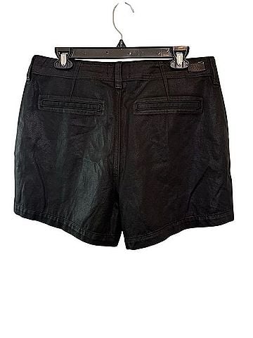 Paige High-Waist Tailored Shorts Faux Leather Shorts (view 2)