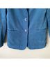 Tibi 97% Cotton 3% Elastane 80% Cotton 100% Polyester Solid Blue Blazer Size 4 - photo 10