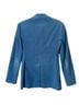 Tibi 97% Cotton 3% Elastane 80% Cotton 100% Polyester Solid Blue Blazer Size 4 - photo 2