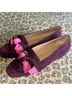 Talbots Burgundy Pink Flats Size 6 1/2 - photo 5