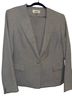Le Suit Gray Blazer Size 14 - photo 1