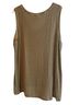 CAbi Stripes Green Ivory Sleeveless Top Size XL - photo 2