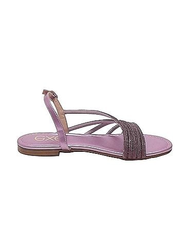 exe Women's Loris 086 Flat Sandal in Lillac (view 1)