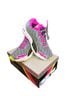 Puma Graphic Black Pink Yellow Sneakers Size 8 1/2 - photo 1