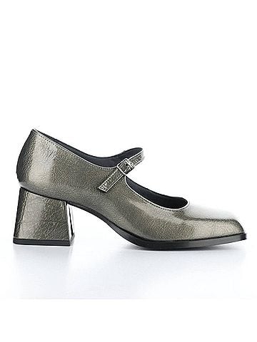 Bos & Co Women's Amaya Mary Jane Heels in Pewter (view 1)