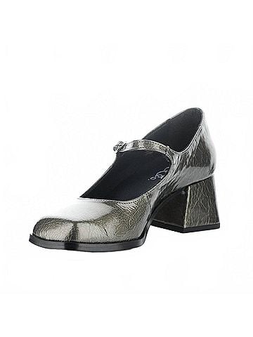 Bos & Co Women's Amaya Mary Jane Heels in Pewter (view 2)