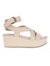 Matisse Brown Women's Pascal Wedge Sandals in Bone Size 8 - photo 1