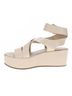 Matisse Brown Women's Pascal Wedge Sandals in Bone Size 8 - photo 2