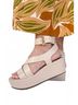 Matisse Brown Women's Pascal Wedge Sandals in Bone Size 8 - photo 5