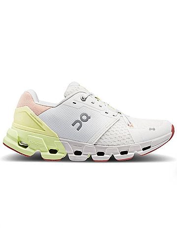 On Women's Cloudflyer 4 Running Shoes in Whitelhay (view 1)