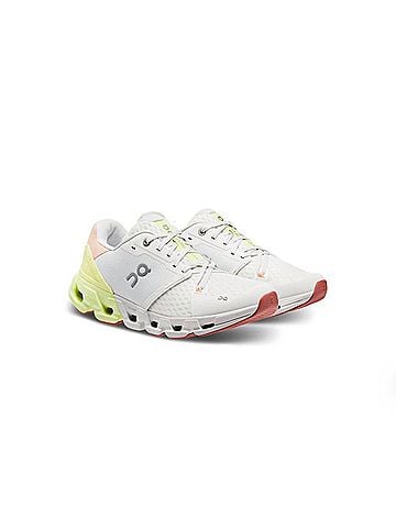 On Women's Cloudflyer 4 Running Shoes in Whitelhay (view 2)