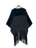 Free People 100% Polyester Black Poncho One size - photo 2