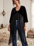 Free People 100% Polyester Black Poncho One size - photo 3
