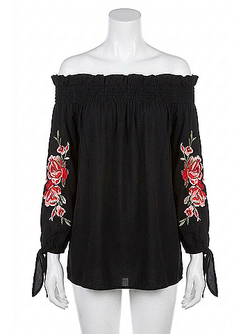 Beach Riot Rose Top in Black (view 1)