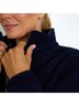 abacus Solid Blue Highlands Midlayer Fleece Jacket in Navy Size XL - photo 3