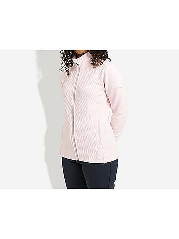abacus Carden Midlayer Full-Zip Jacket in Light Pink (view 2)