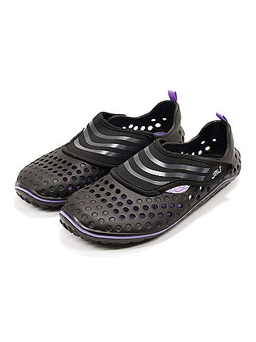 Jambu Women's Waterfall Water Ready Slip-On Flats in Black (view 2)