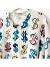 R13 100% Cotton Print Multi Color Casual Sweaters Size L - photo 3