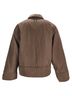 Max Mara 100% Synthetic Tan Weekend Max Mara Feroce Jacket in Brown Polyester Size 6 - photo 3