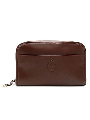 Cartier Cartier Must de Line Second Bag Clutch Leather Bordeaux Red (view 1)
