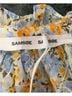 Samsoe Samsoe Floral Multi Color Casual Dress Size XL - photo 3