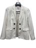 Calvin Klein 53% Linen 47% Rayon 100% Polyester White Blazer Size 10 (petite) - photo 1