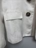 Calvin Klein 53% Linen 47% Rayon 100% Polyester White Blazer Size 10 (petite) - photo 6