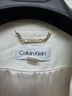 Calvin Klein 53% Linen 47% Rayon 100% Polyester White Blazer Size 10 (petite) - photo 3