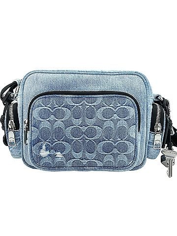 Coach Coach Fletcher Crossbody Bag - Loved Signature Body Blue (view 2)