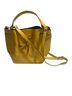 A. Bellucci Yellow Leather Bucket Bag One size - photo 2