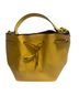 A. Bellucci Yellow Leather Bucket Bag One size - photo 1