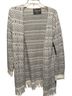 Natural Reflections Fair Isle Gray White Cardigan Size L - photo 1