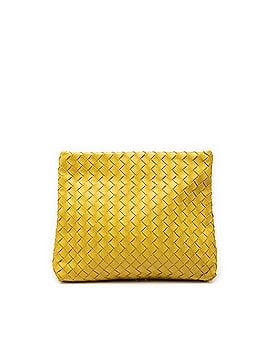 Bottega Veneta Nappa Intrecciato Fold Over Clutch (view 1)