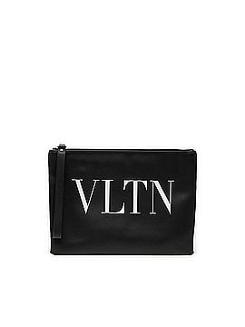 Valentino Leather VLTN Clutch (view 1)