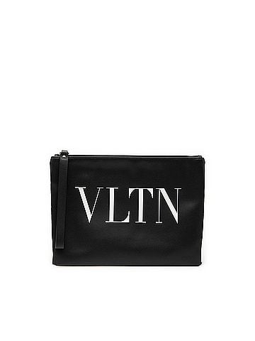 Valentino Leather VLTN Clutch (view 1)
