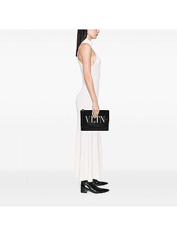 Valentino Leather VLTN Clutch (view 2)