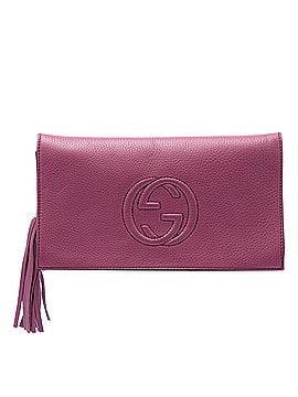 Gucci Leather Soho Disco Clutch (view 1)