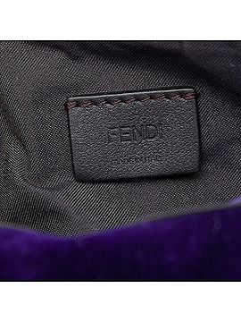Fendi Mini Zucca Embossed Velvet Baguette Satchel (view 2)