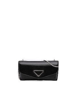 Prada Calfskin Envelope Clutch With Chain (view 1)