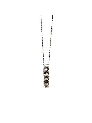 Bottega Veneta Bottega Veneta Intrecciato Silver Men,Women Fashion Pendant Necklace (Silver) (view 1)