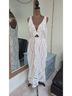 Guess White Tan Cocktail Dress Size 14 - photo 8