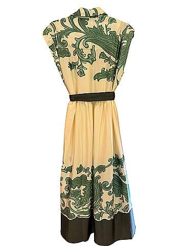 Umgee Capped Sleeve Silky Dress Casual Dress (view 2)