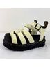 Dr. Martens 100% Leather Black Ivory Sandals Size EU 38 - photo 5