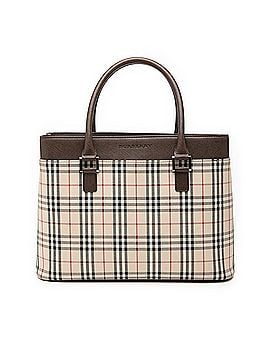 Burberry House Check Canvas Tote (view 1)