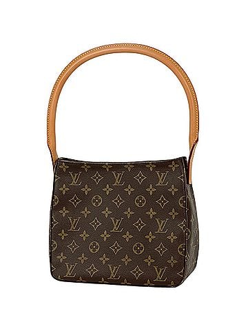 Louis Vuitton Louis Vuitton Looping MM Shoulder Bag, Monogram Brown, M51146, Women's (view 1)