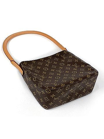 Louis Vuitton Louis Vuitton Looping MM Shoulder Bag, Monogram Brown, M51146, Women's (view 2)